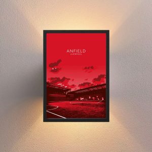 Cuadro Decorativo Liverpool Fc 07 - Tamaño A3 30x40 Cm