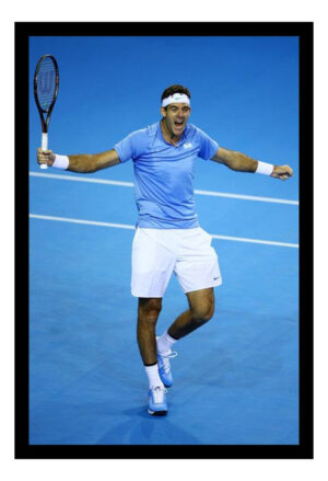 Cuadro Decorativo Tenis - Del Potro 03- A3 30x40 Cm