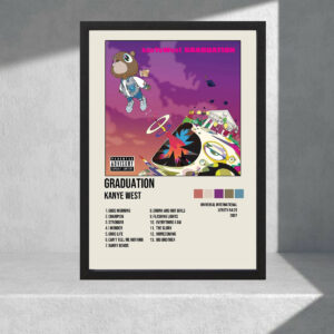 Cuadro Decorativo Kany West, Graduation - A3 30x40