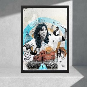 Cuadro Decorativo Cristina Kirchner Cfk 13 - A4 20x30
