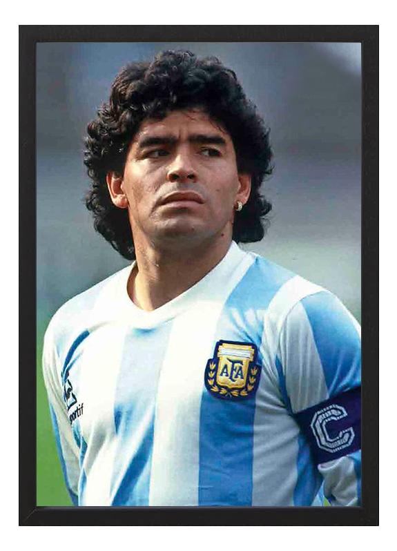 Cuadro Diego Maradona Selección Argentina Capitan A3 30x40cm