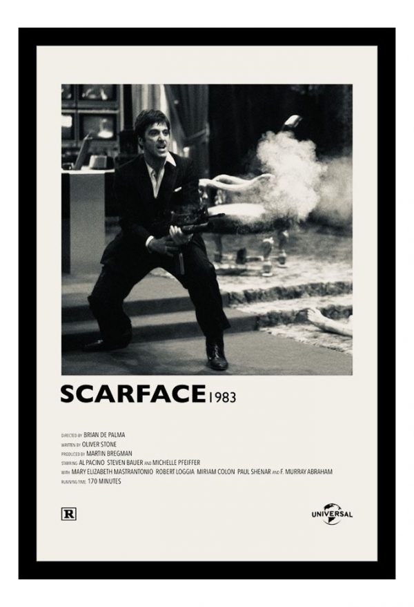 Cuadro Decorativo Cine - Scarface 06 - A3 30x40 Cm