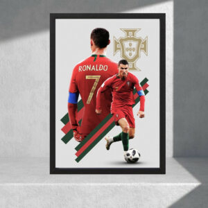 Cuadro Decorativo Cristiano Ronaldo 20 - Tamaño A3 30x40 Cm
