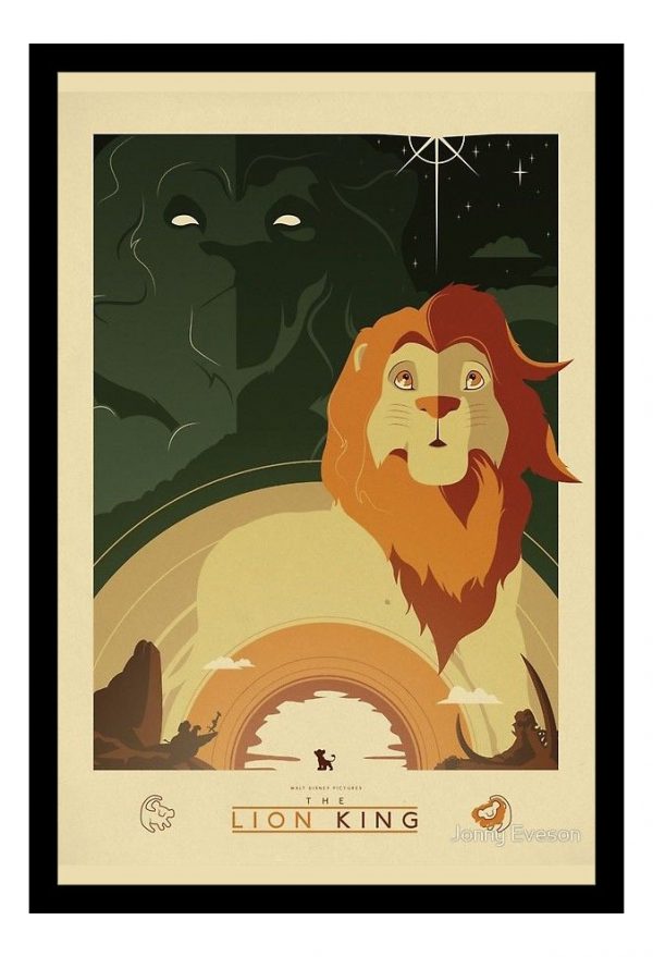Cuadro Decorativo Cine - El Rey Leon 04 - A3 30x40