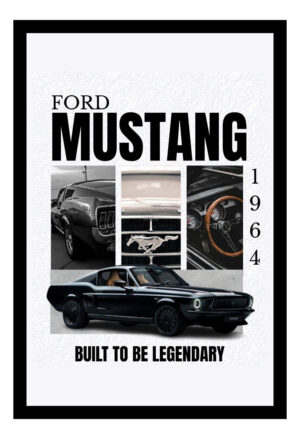 Cuadro Decorativo Automovilismo - Ford 11 - A3 30x40 Cm