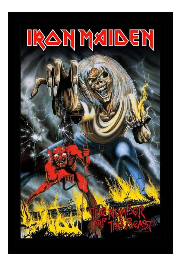 Cuadro Decorativo Música - Iron Maiden 08 - A3 30x40 Cm