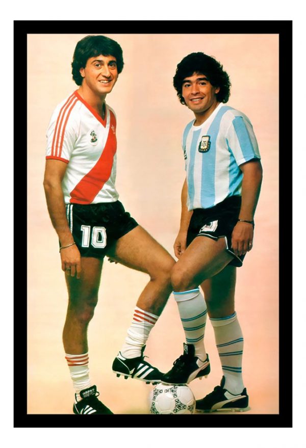 Cuadro Decorativo River Plate - Beto Alonso 03 - A3 30x40