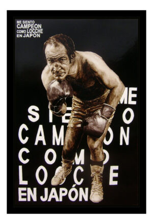 Cuadro Decorativo Boxeo - Nicolino Locche 04 - A3 30x40