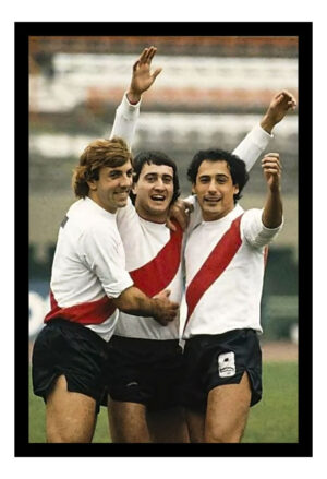Cuadro Decorativo River Plate - Beto Alonso 02 - A3 30x40
