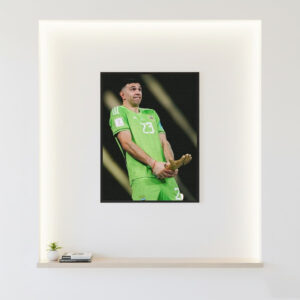 Cuadro Decorativo Futbol - Dibu Martinez 04 - A3 30x40 Cm