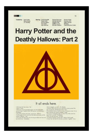 Cuadro Decorativo Cine - Harry Potter 24 - A3 30x40 Cm