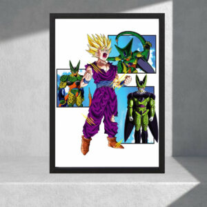 Cuadro Decorativo Dragon Ball Z - Saga Cell 07 - A3 30x40 Cm