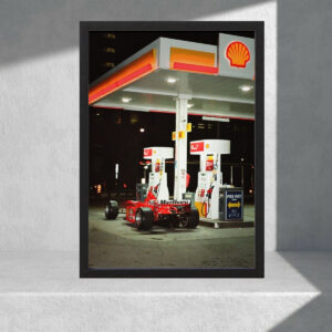 Cuadro Decorativo Urbano Aesthetic, Ferrari Shell - A3 30x40