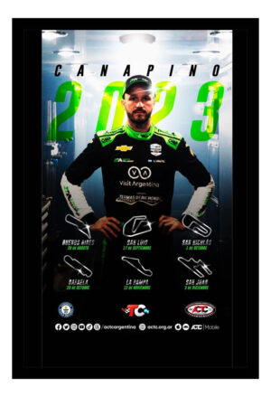 Cuadro Decorativo Tc - Agustin Canapino 05 - A3 30x40 Cm