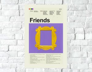 Poster Decorativo Friends 12 - Tamaño A3 30x40