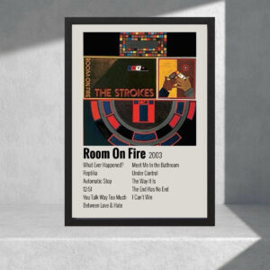 Cuadro Decorativo The Strokes Room On Fire - A3 30x40 Cm