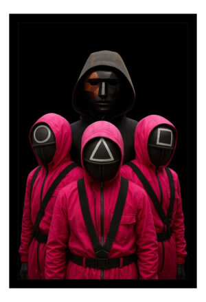 Cuadro Decorativo Series, El Juego Del Calamar 10 - A3 30x40