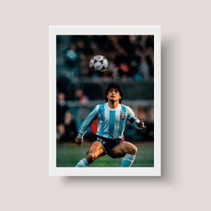 Cuadro Diego Maradona Argentina 1982 A3 30x40cm