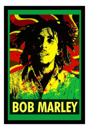 Cuadro Decorativo Musica - Bob Marley 02 - A3 30x40 Cm