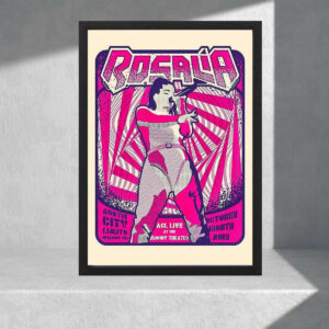 Cuadro Decorativo Música - Rosalia 02 - A3 30x40