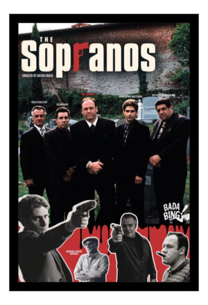 Cuadro Decorativo Series - The Sopranos 13 - A3 30x40 Cm
