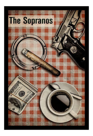 Cuadro Decorativo Series - The Sopranos 08 - A3 30x40 Cm
