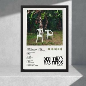 Cuadro Decorativo Bad Bunny, Debí Tirar Más Fotos - A3 30x40