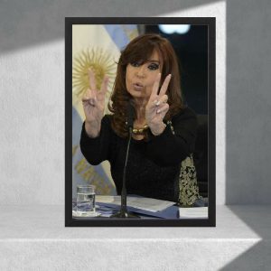 Cuadro Decorativo Cristina Kirchner Cfk 11 - A3 30x40