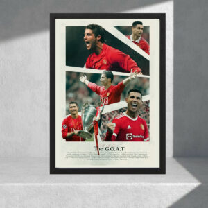 Cuadro Decorativo Cristiano Ronaldo 15 - Tamaño A3 30x40 Cm