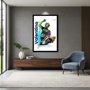 Cuadro Decorativo Moto Gp - Valentino Rossi 05 - A3 30x40