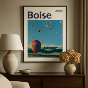 Cuadro Decorativo Paisajes - Usa, Boise - A3 30x40