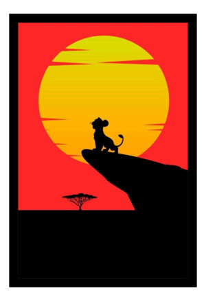 Cuadro Decorativo Cine - El Rey Leon 02 - A3 30x40