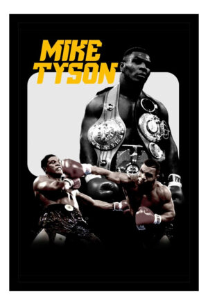 Cuadro Decorativo Boxeo - Mike Tyson 06 - A3 30x40