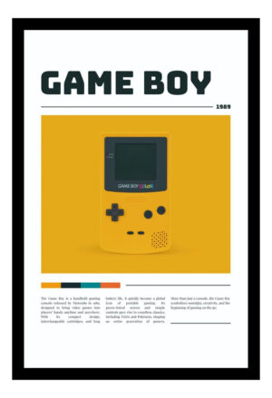 Cuadro Decorativo Videojuegos - Nintendo 06 - A3 30x40 Cm