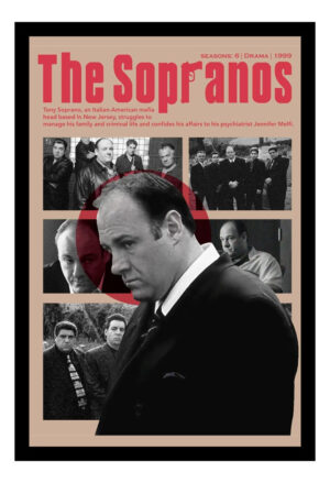 Cuadro Decorativo Series - The Sopranos 14 - A3 30x40 Cm