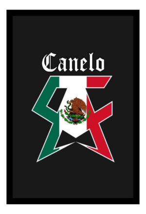 Cuadro Decorativo Boxeo - Canelo Alvarez 05 - A3 30x40 Cm