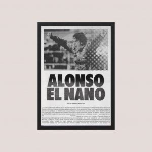 Cuadro F1 Fernando Alonso 02 - Tamaño A3 30x40 Cm