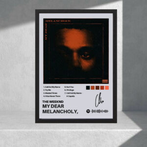 Cuadro Decorativo The Weeknd, My Dear Melancholy - A3 30x40