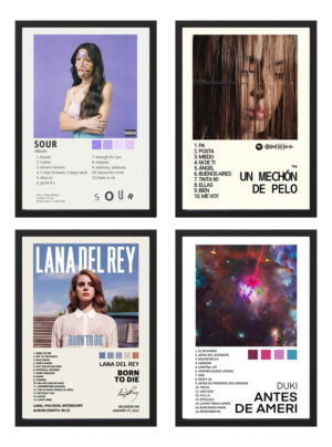 Cuadro Decorativo Álbum Personalizado - Tamaño A3 30x40 Cm