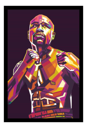 Cuadro Decorativo Boxeo - Floyd Mayweather 04 - A3 30x40