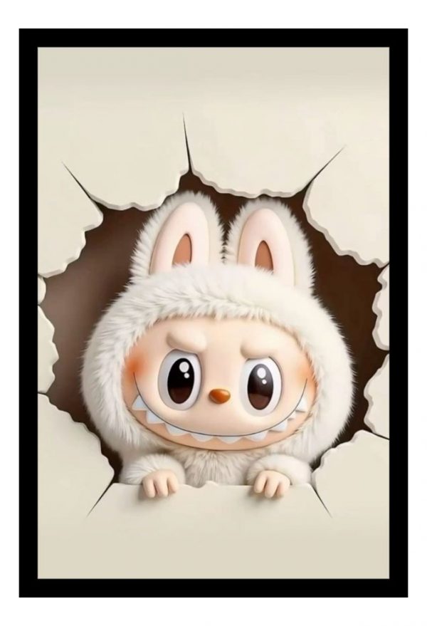Cuadro Decorativo Infantil - Labubu 03 - Tamaño A3 30x40