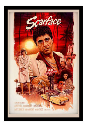 Cuadro Decorativo Cine - Scarface 10 - A3 30x40 Cm