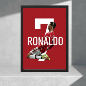 Cuadro Decorativo Cristiano Ronaldo 01 - Tamaño A3 30x40 Cm