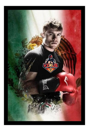 Cuadro Decorativo Boxeo - Canelo Alvarez 04 - A3 30x40 Cm