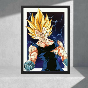 Cuadro Decorativo Dragon Ball Z - Vegeta 15 - A3 30x40 Cm