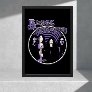 Cuadro Decorativo Musica - Black Sabbath 01 - A3 30x40