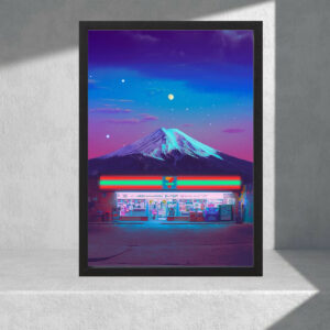 Cuadro Decorativo Urbano Aesthetic - 7 Eleven 04 - A3 30x40