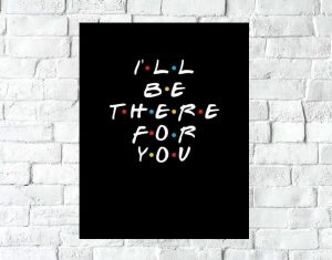 Poster Decorativo Friends 25 - Tamaño A3 30x40