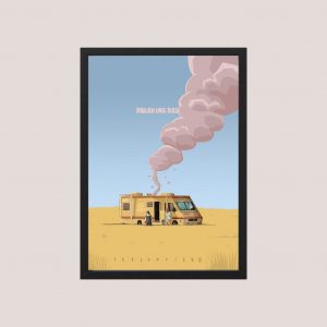 Cuadro Decorativo Breaking Bad 07 - Tamaño A3 30x40 Cm