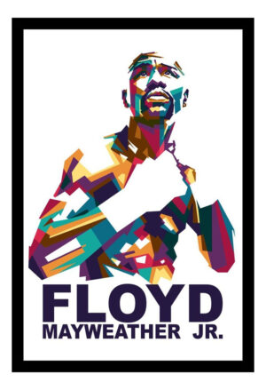 Cuadro Decorativo Boxeo - Floyd Mayweather 14 - A3 30x40